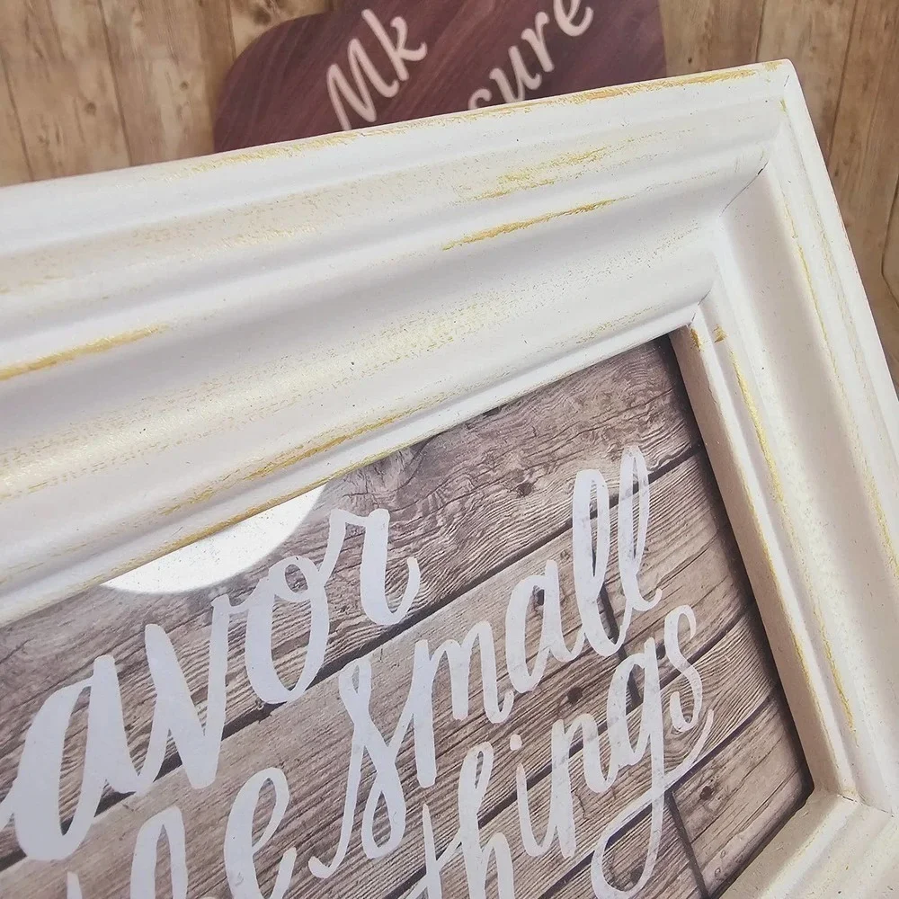 Farmhouse wooden picture frame